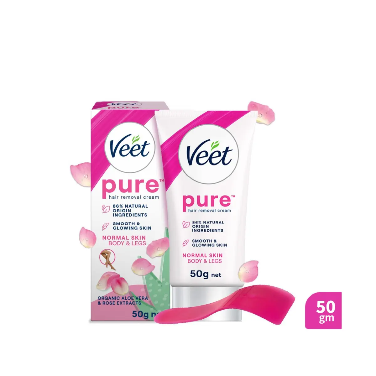 Veet Pure Hair Removal Cream (Normal Skin) 50g